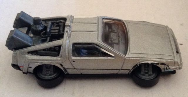 Time Machine Hover Mode Lorian Back To The Future - Hot Wheels toy car collectible - Main Image 2