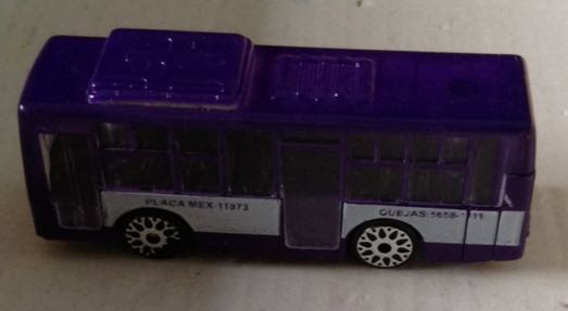 Autobus Cd De Mexico Morado  - Gashaball toy car collectible - Main Image 2