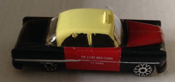 Taxi Chevrolet 57 Clasico Sidney - Gashaball toy car collectible - Main Image 2