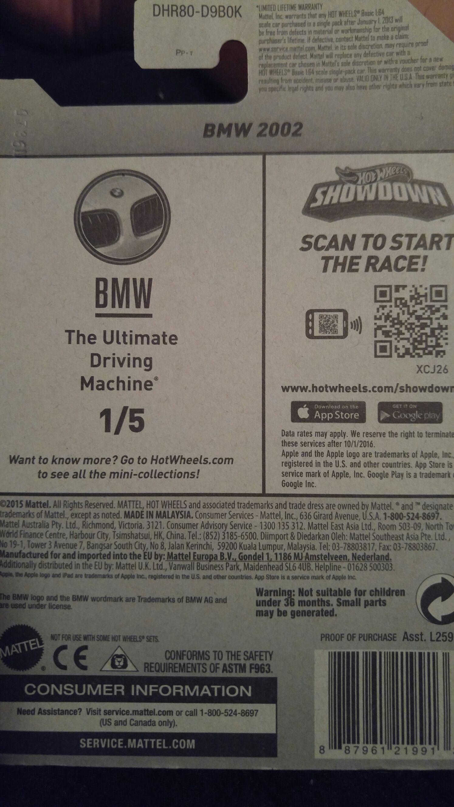 Bmw 2002 - 2016 BMW toy car collectible - Main Image 2