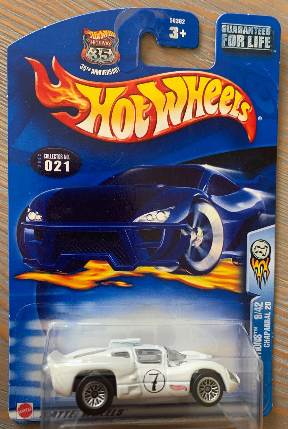 Chaparral 2D - 2003 Mainline toy car collectible - Main Image 3