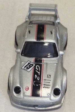 Porsche 993 GT2 Gris Con Franja Negra - Hot Wheels toy car collectible - Main Image 1