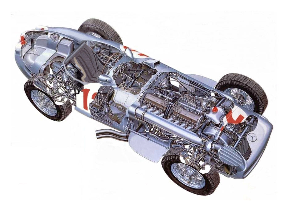 Mercedes-Benz W196 - 2500 cc toy car collectible - Main Image 3