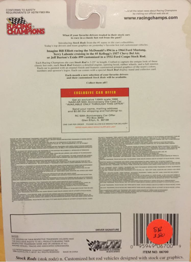 1963 Corvette - Stock Rods toy car collectible - Main Image 2