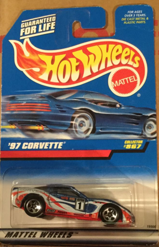 ’97 Corvette - 1998 Mainline Cars toy car collectible - Main Image 2