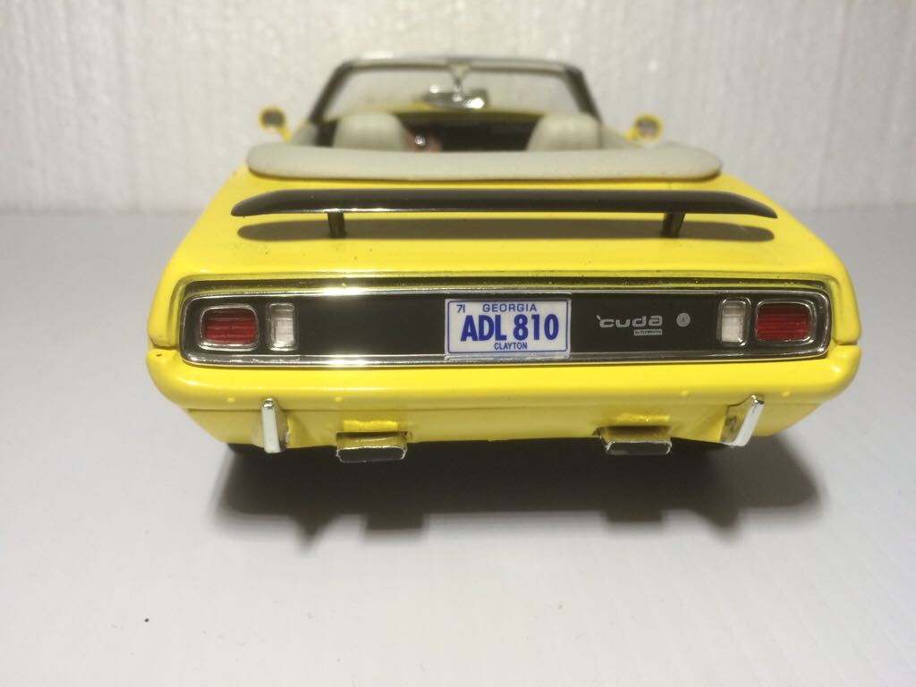 Cuda  toy car collectible - Main Image 2