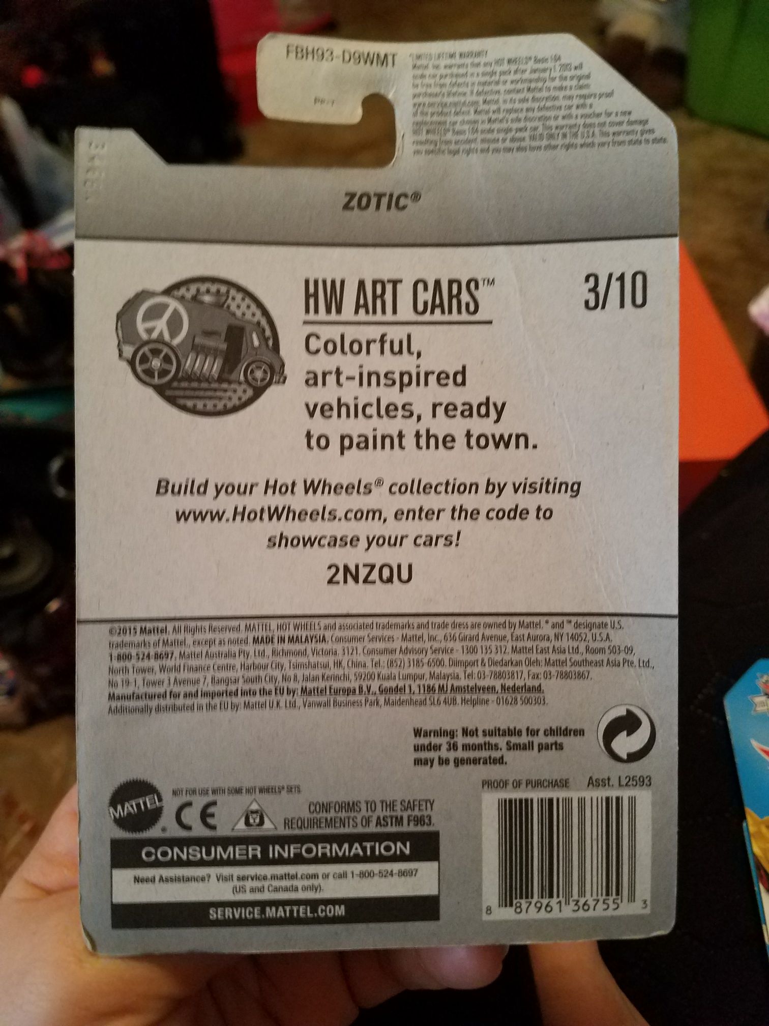 Zotic - 2010 Mystery Models toy car collectible - Main Image 2