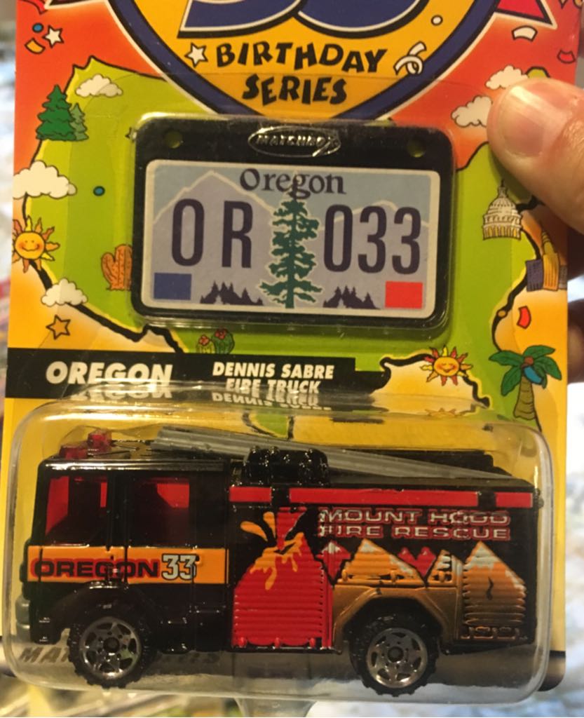 Dennis Sabre Fire Truck  toy car collectible - Main Image 1