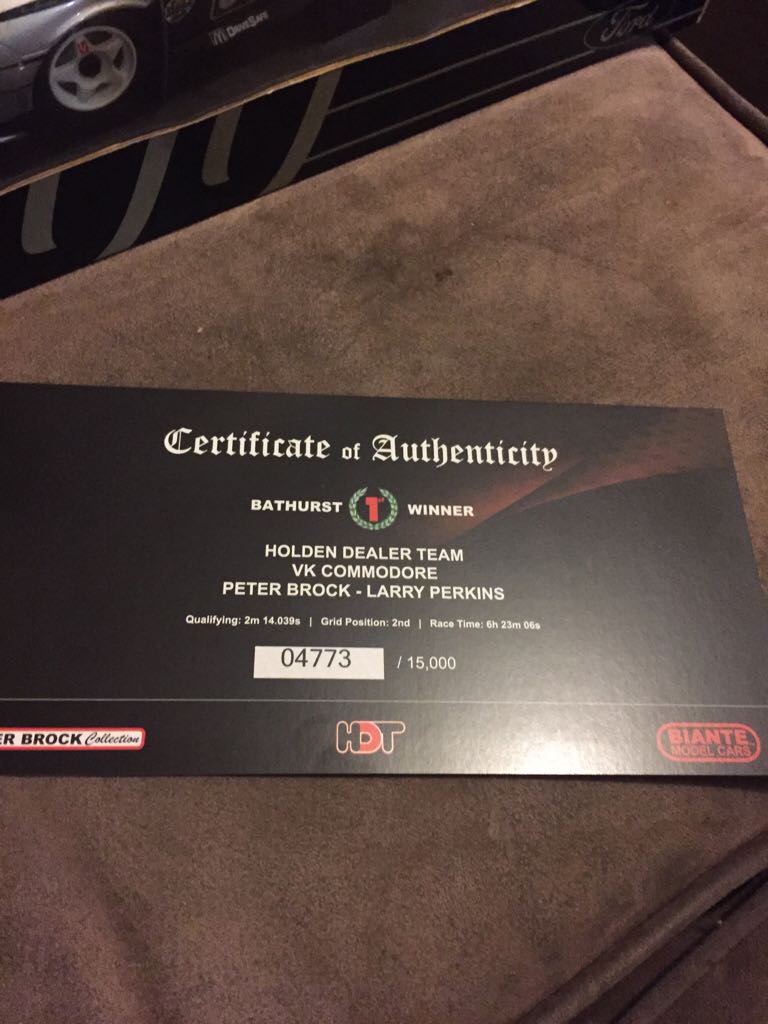 Bathurst Winner 1984 - Touring Car toy car collectible - Main Image 2