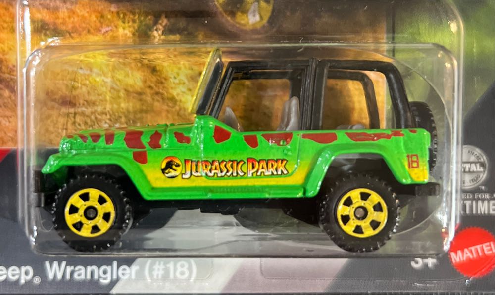 Jeep Wrangler - 2025-JURASSIC WORLD REBIRTH toy car collectible - Main Image 3