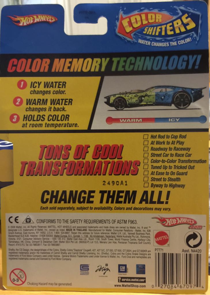 Corvette Stingray - Color Shifters toy car collectible - Main Image 2