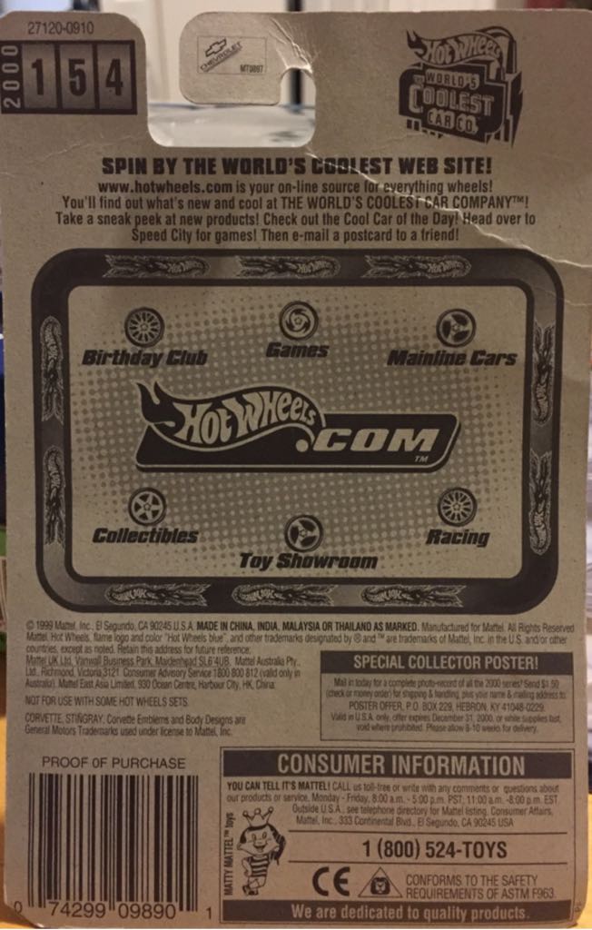 1975 Corvette  toy car collectible - Main Image 2