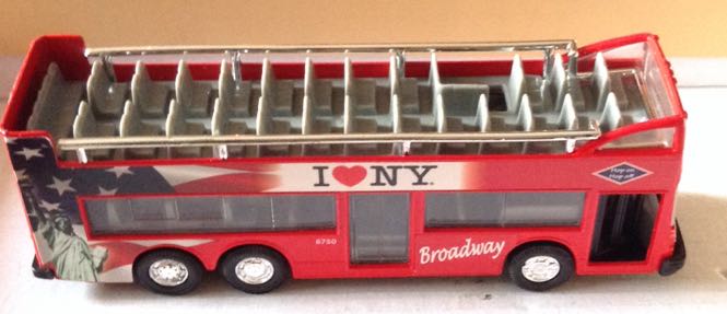 I Love NY Doble Deker Bus - China toy car collectible - Main Image 2
