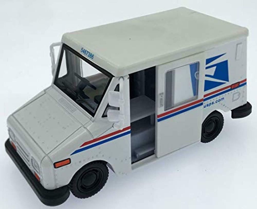 United States Postal Service Mail Delivery Truck - Pull Back Car toy car collectible - Main Image 3