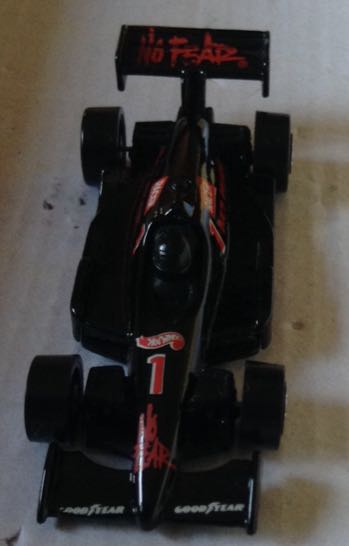 No Fear Race Car Black - Hot Wheels toy car collectible - Main Image 1