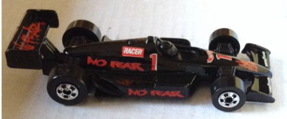 No Fear Race Car Black - Hot Wheels toy car collectible - Main Image 2