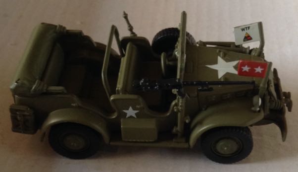 Jeep Dodge Commander General Patton - Johnny Lightning toy car collectible - Main Image 2