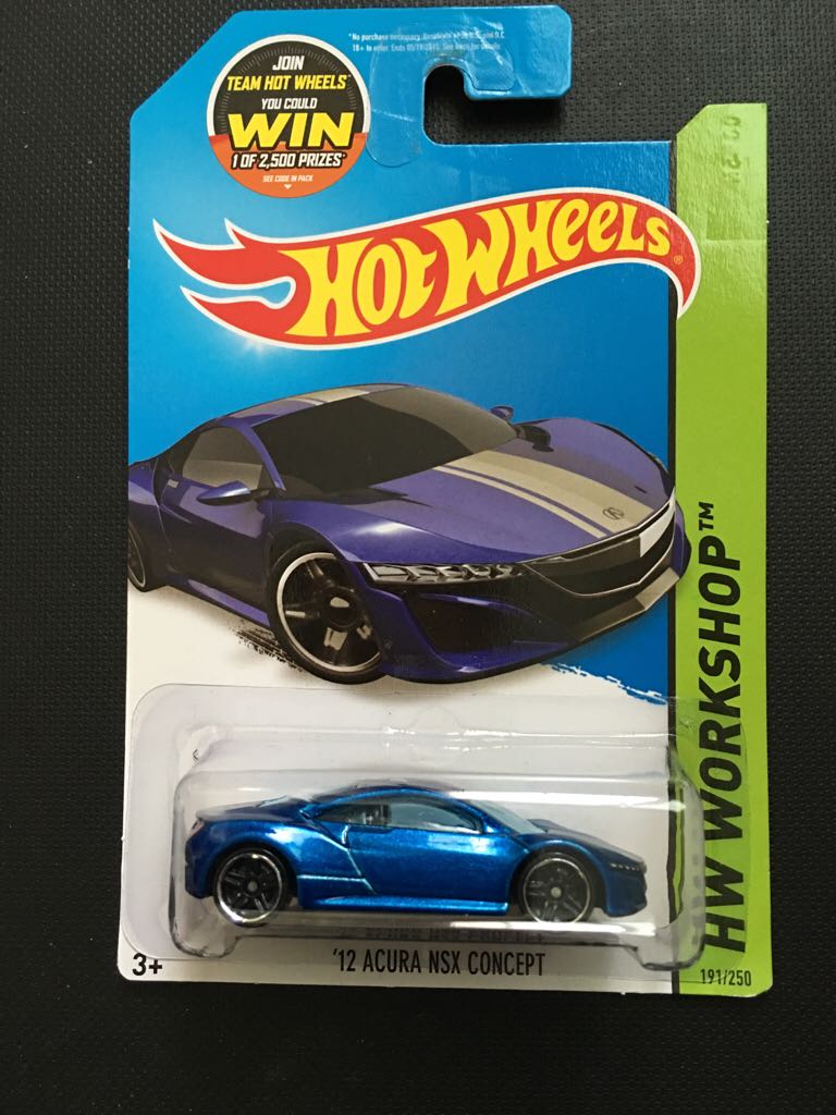Acura - 2012 Acura NSX Concept - HW Workshop Speed Team toy car collectible - Main Image 1