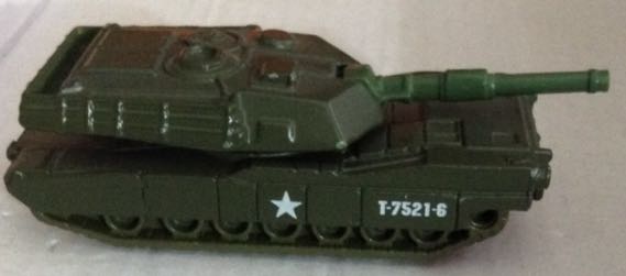 Green Abrams Main  Battle Tank - Machtbox toy car collectible - Main Image 2