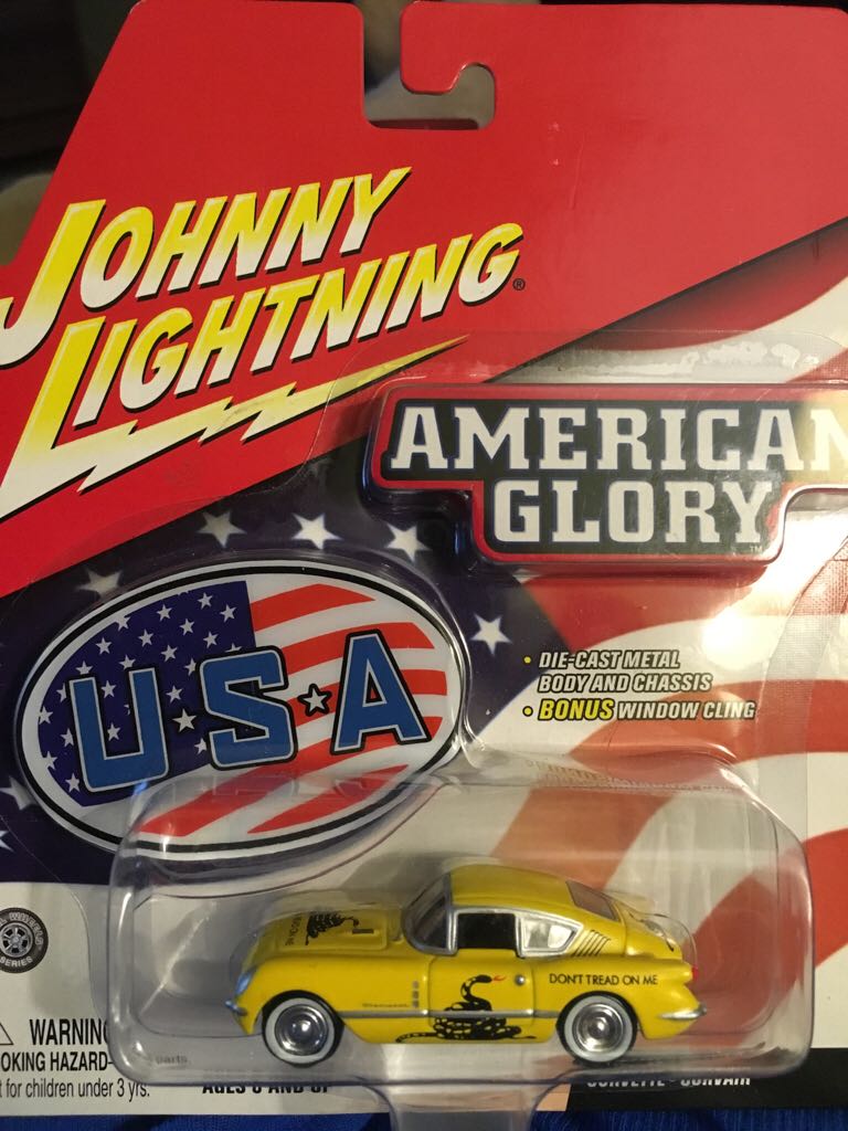 Johnny Lightning Corvette Corvair - American Glory toy car collectible - Main Image 1