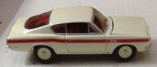 Plymouth Barracuda 340 Blanco - Johnny Lightning toy car collectible - Main Image 2