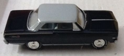 Chevy II Nova Azul Marino Metalico - Johnny Lightning toy car collectible - Main Image 2
