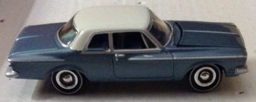 Plymouth 1962 Azul Cielo - Johnny Lightning toy car collectible - Main Image 2