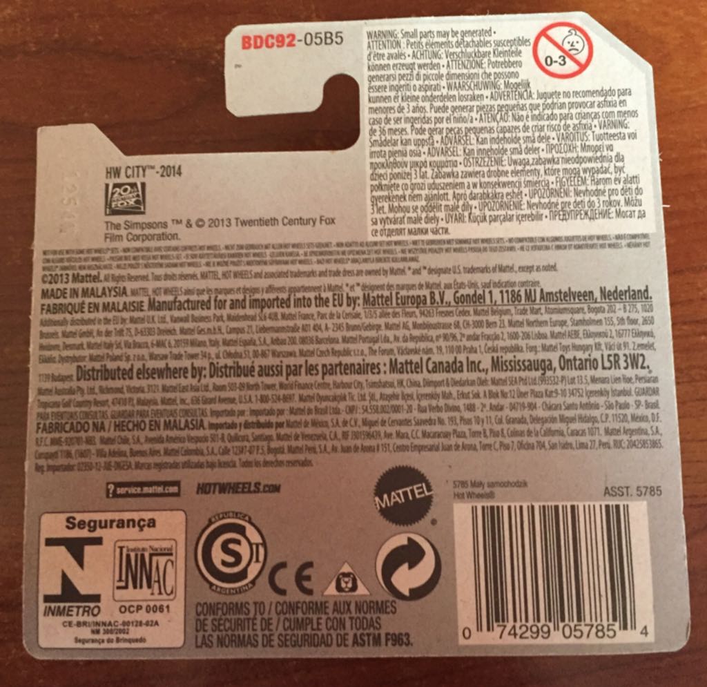 The Homer - HW City toy car collectible - Main Image 2