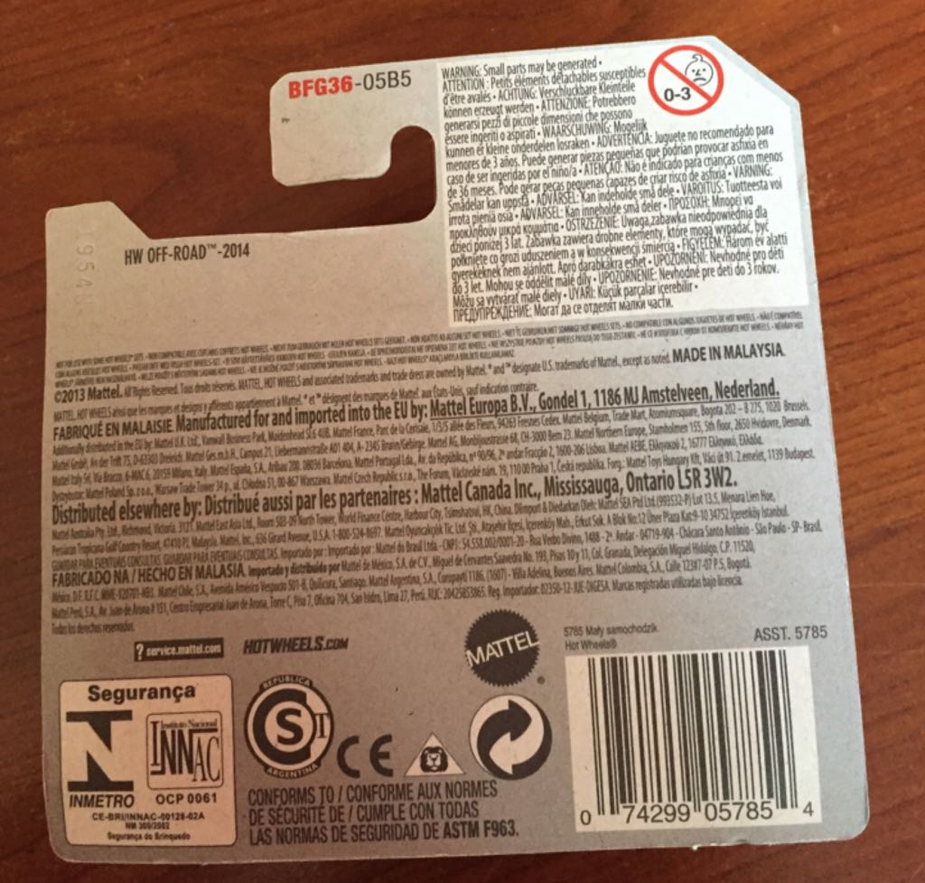 Monster Dairy Delivery - HW Off-Road toy car collectible - Main Image 2