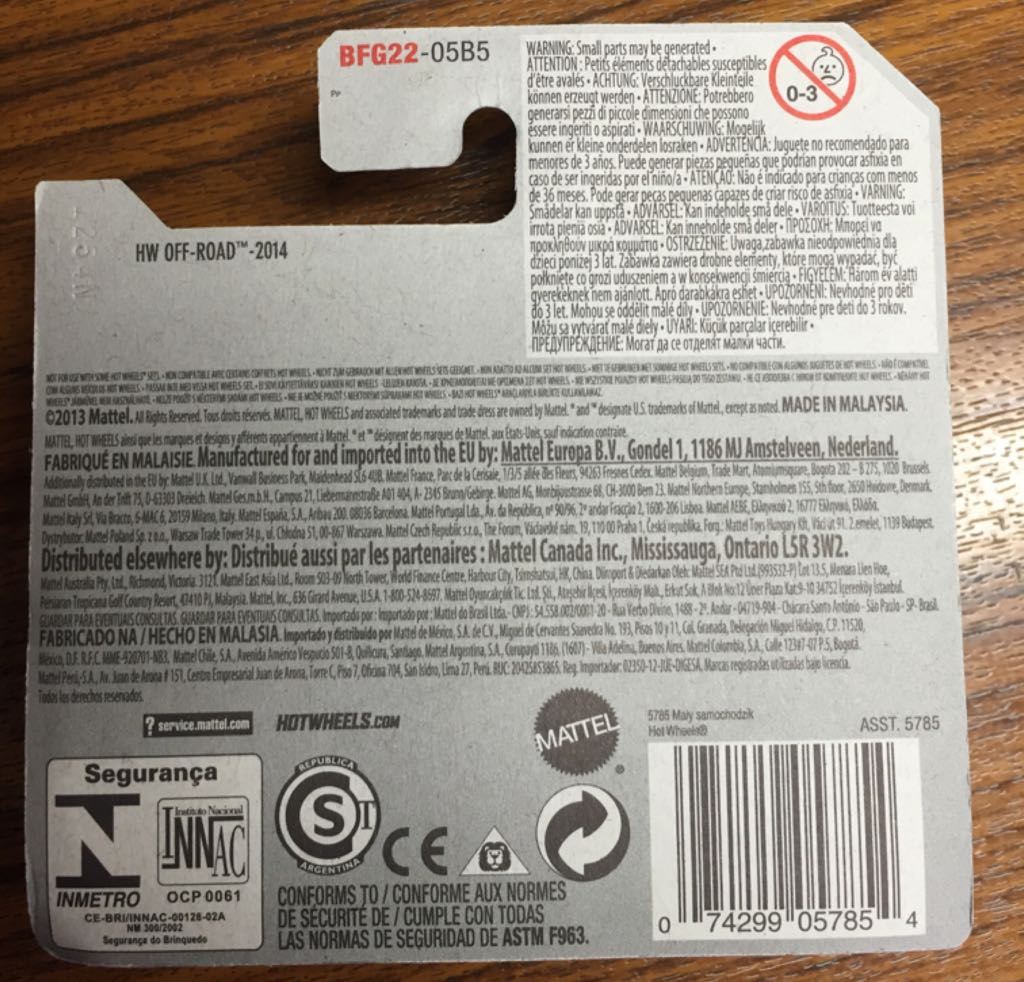 Mountain Mauler - HW Off-Road toy car collectible - Main Image 2