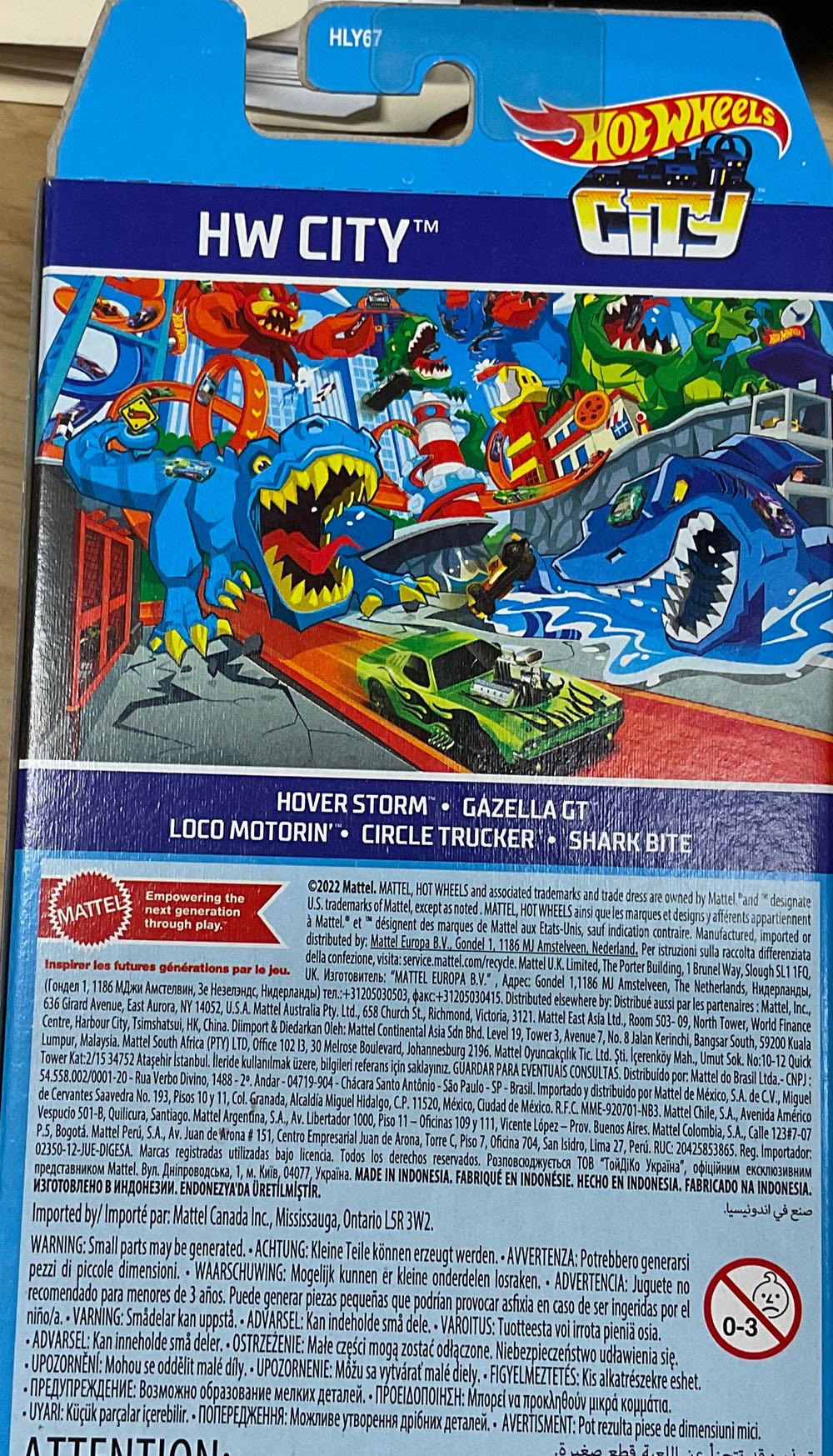 *”Hover Storm”, MF Olive Green - HW City 2023 toy car collectible - Main Image 3