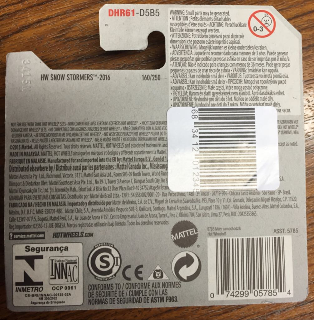 Snow Stormer - HW Snow Stormers toy car collectible - Main Image 2