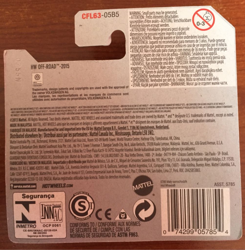 Volkswagen Caddy - HW Off-Road toy car collectible - Main Image 2