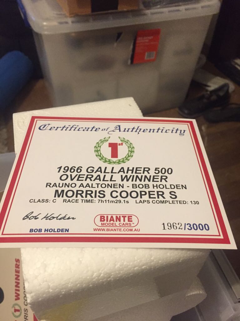 Bathurst Winner 1966 - Touring Car toy car collectible - Main Image 2