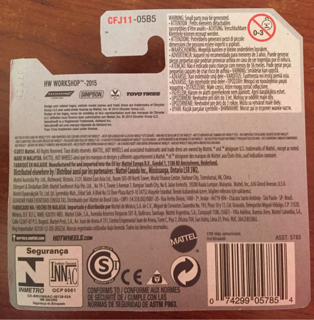 Dodge Challender Concept - HW WORKSHOP toy car collectible - Main Image 2