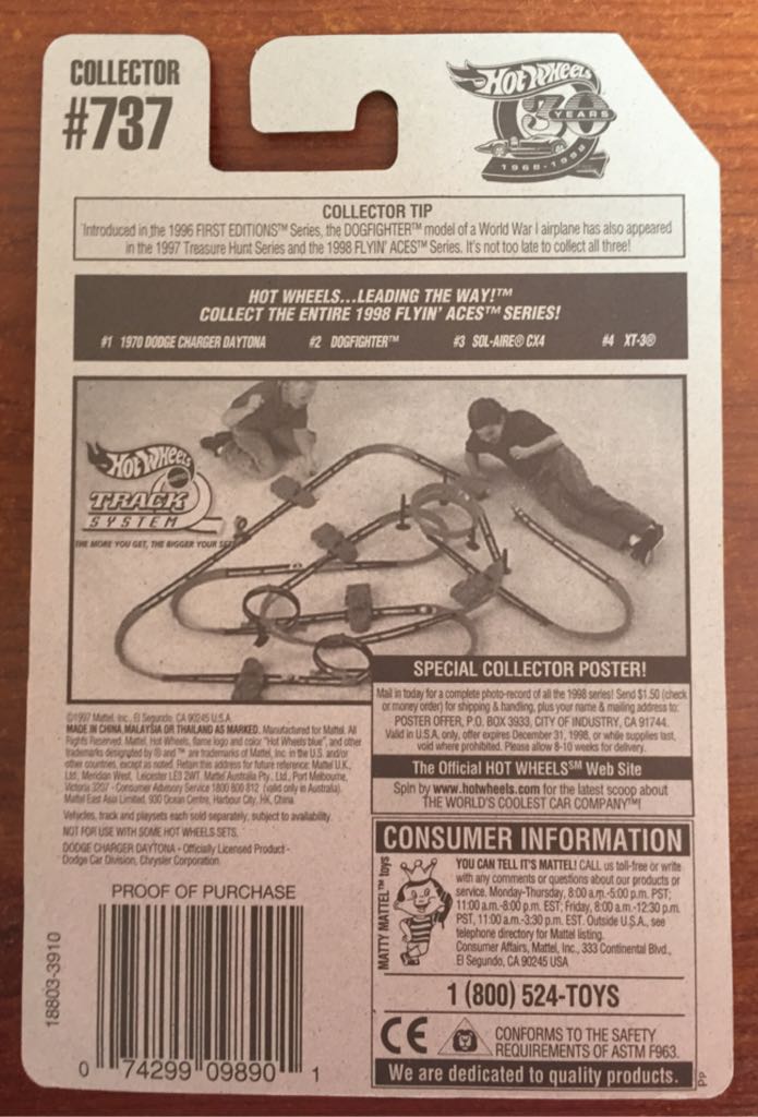 1970 Dodge Charger Daytona - Flyin’ Aces Series toy car collectible - Main Image 2