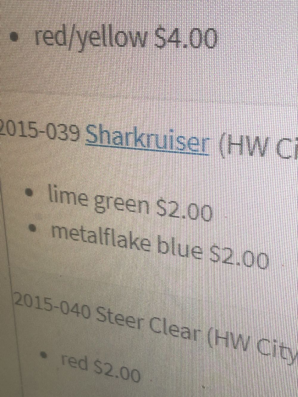 Sharkruiser - HW City toy car collectible - Main Image 3