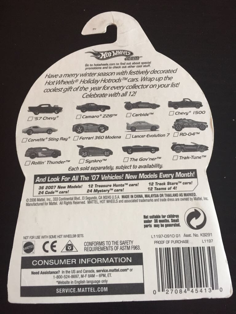 The Gov’ner - 2006 Holiday Hotrods toy car collectible - Main Image 2