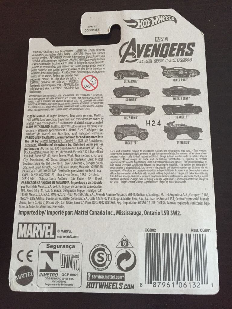 Ultra Rage - Avengers Age Of Ultron toy car collectible - Main Image 2