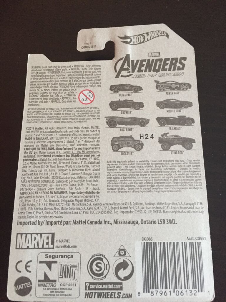 Rockster - Avengers Age Of Ultron toy car collectible - Main Image 2