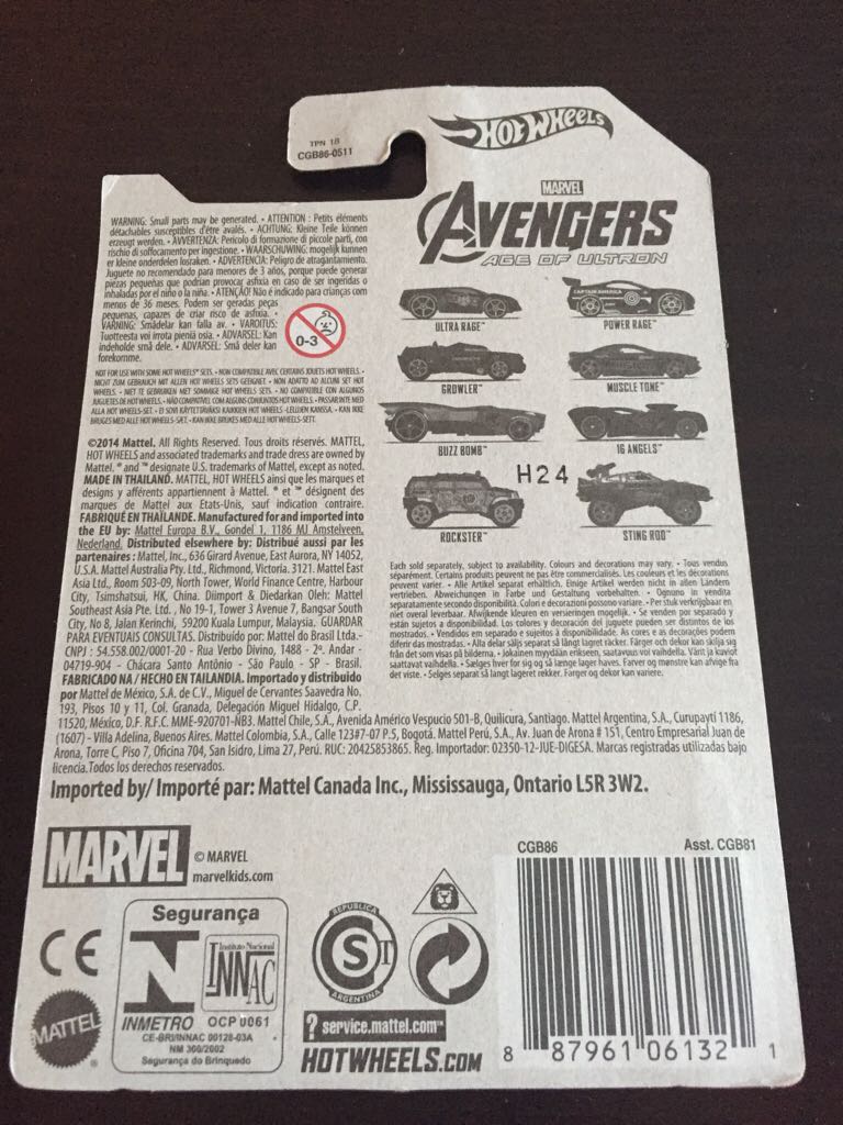 Muscle Tone - Avengers Age Of Ultron toy car collectible - Main Image 2
