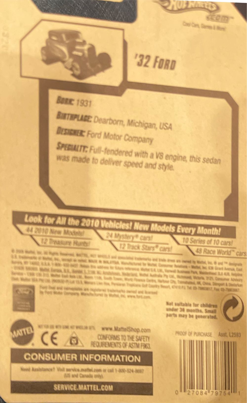 32 Ford Rod And Custom Teal  toy car collectible - Main Image 2