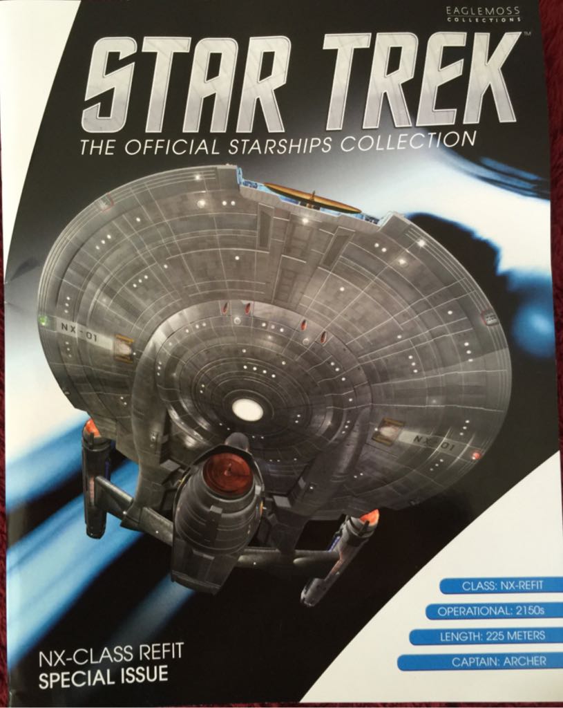 Enterprise NX-01 Refit - The Official Starships Collection toy car collectible - Main Image 2