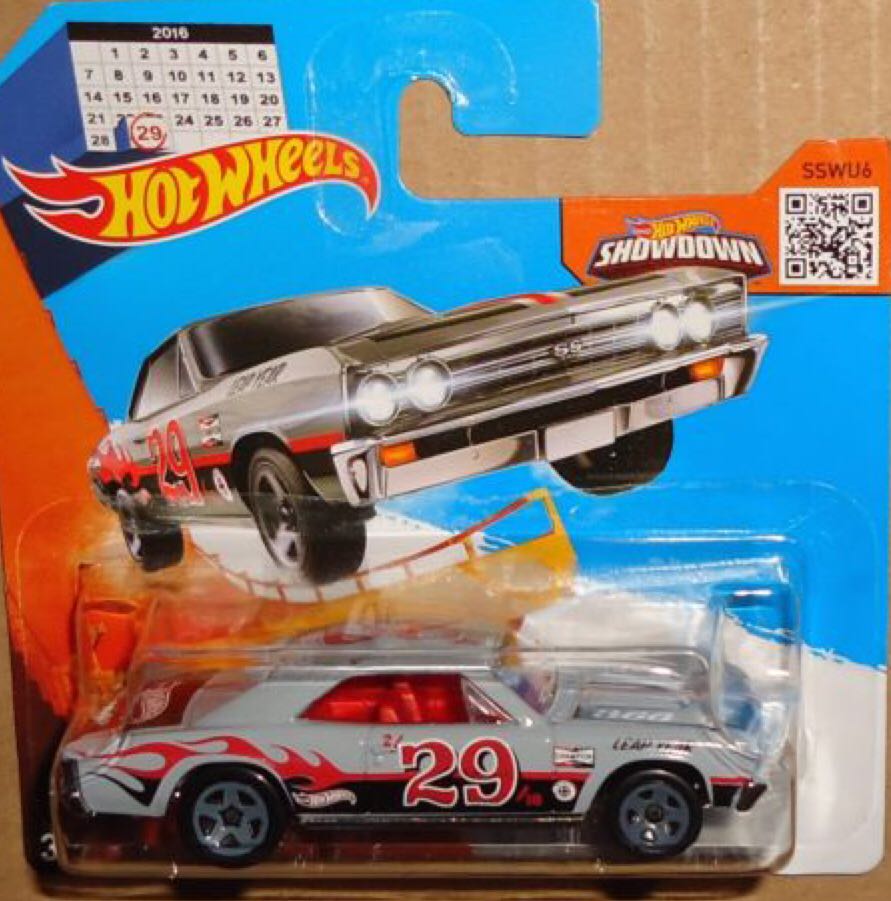 Chevelle SS 396 1967 - HW Flames - 2016 toy car collectible - Main Image 1