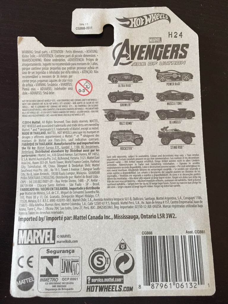Buzz Bomb - Avengers Age Of Ultron toy car collectible - Main Image 2