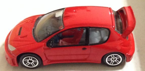 Peugeot 206 Rojo - Realtoy toy car collectible - Main Image 2