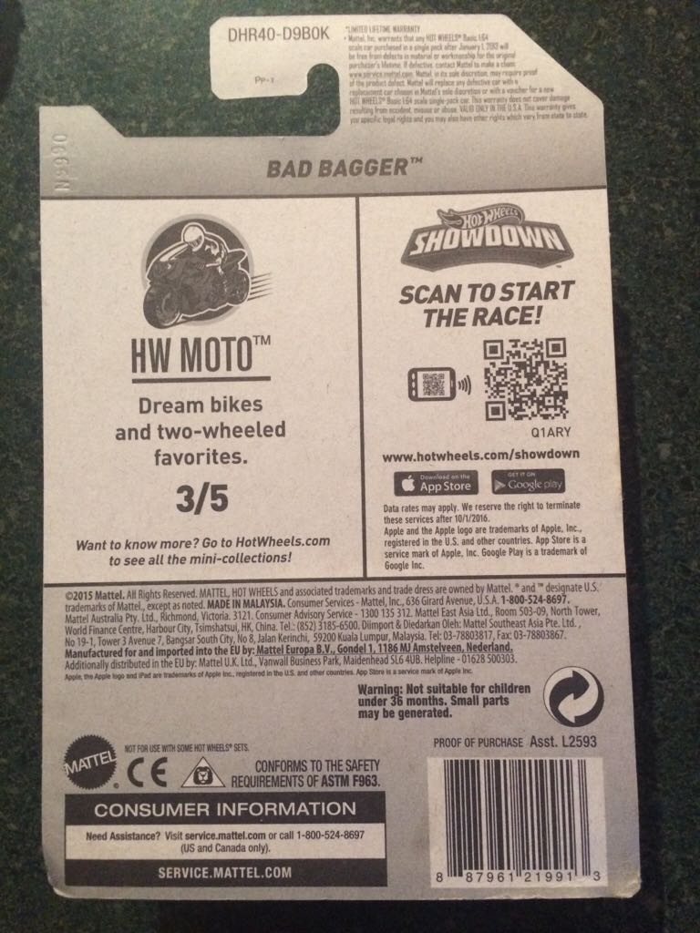 Bad Bagger - Moto toy car collectible - Main Image 2