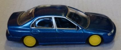 Honda Civic Azul - Johnny Lightning toy car collectible - Main Image 2