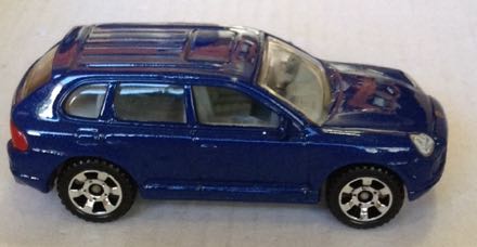 Camioneta Porsche Cayanne Turbo Azul - Machtbox Special Series toy car collectible - Main Image 2