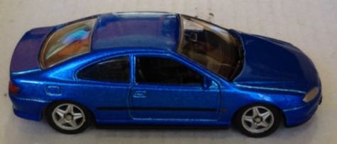 Peugeot 406 Coupe Azul - Welly toy car collectible - Main Image 2